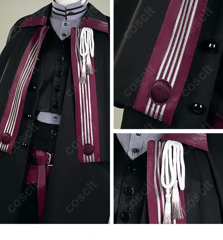 コートの前合わせ（衣襟）とボタン配置・ステッチのディテール