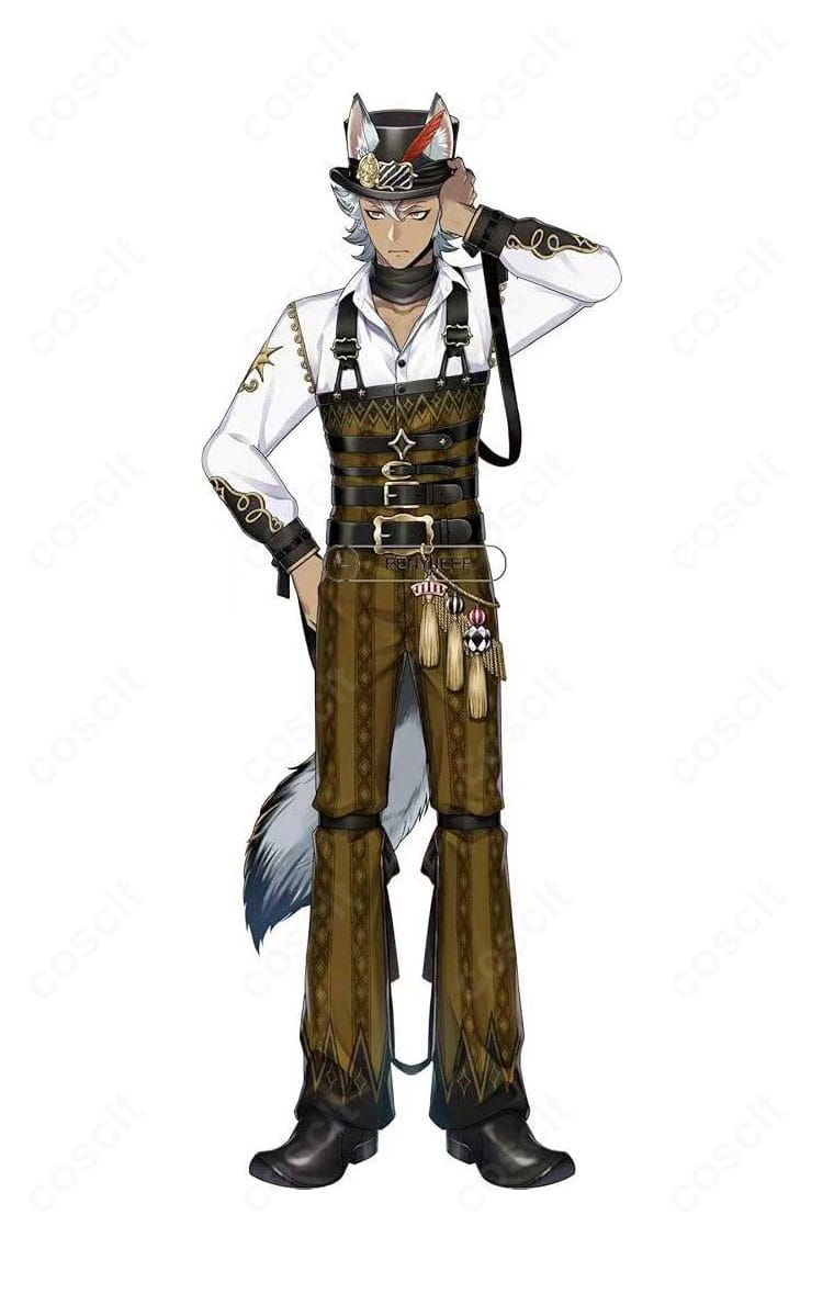 ジャック・ハウルのプレイフル・ドレス衣装一式を正面から撮影した商品画像（衣装と帽子のセット内容が分かる構図）