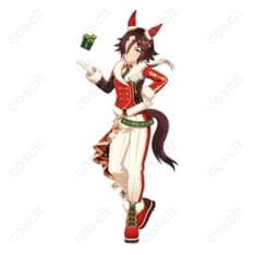 ウマ娘 ウオッカ 勝負服（不凍のアクア・ウィタエ）高再現。軽快で着脱ラク、撮影・イベント向け - 1枚目の画像（サムネイル）