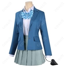 高潔カナン 学園制服コスプレ衣装｜しっぽ付アクセで高再現・上品シルエットで撮影映え - 2枚目の画像（サムネイル）