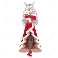 ウマ娘 ビワハヤヒデ クリスマス勝負服コスプレ 高再現で映える上品シルエット - 1枚目の画像（サムネイル）
