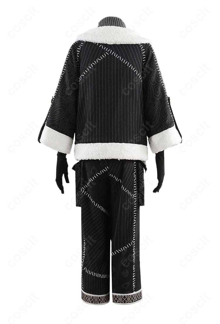 背面から見たコートのシルエットとセンターベントの様子