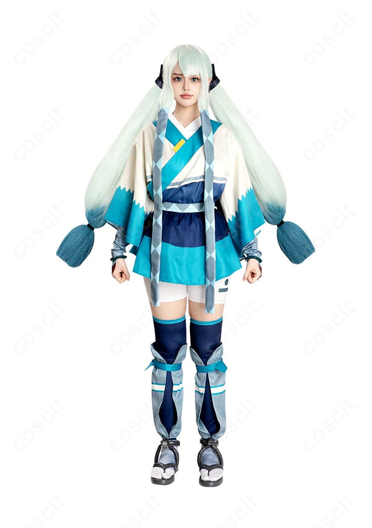 初音ミク はがね・ジラーチモチーフ衣装のトップスとスカートの正面全景