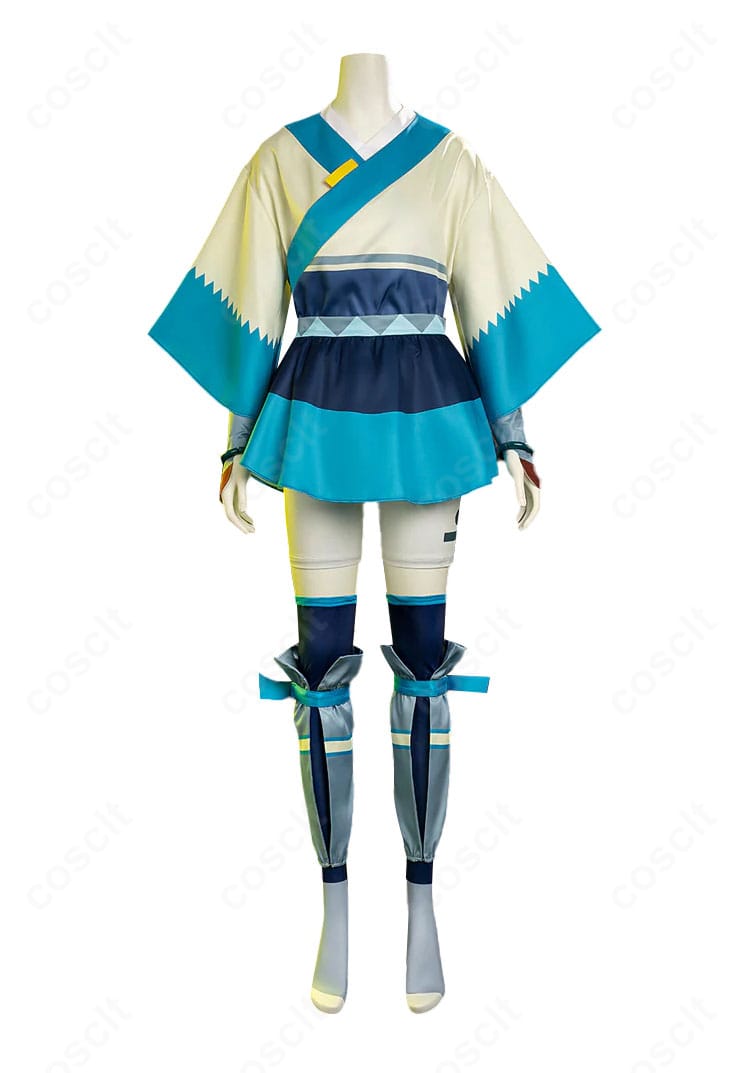 トップス正面の星型モチーフと幾何学装飾、縫製ディテールのクローズアップ