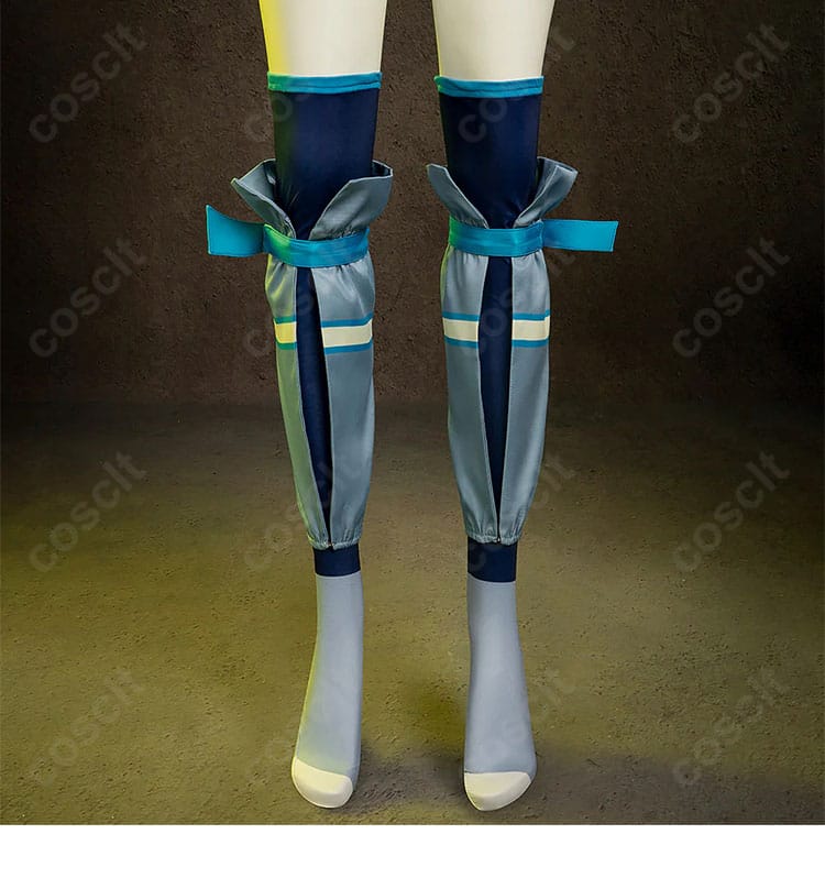 足飾り・レッグカバーの形状と装着位置が分かる詳細