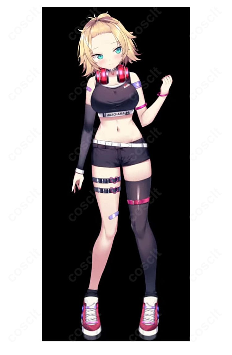 赤井はあと ちゃまお衣装のインナー構成とビスチェの縫製・留め具ディテールを示す内側アップ画像