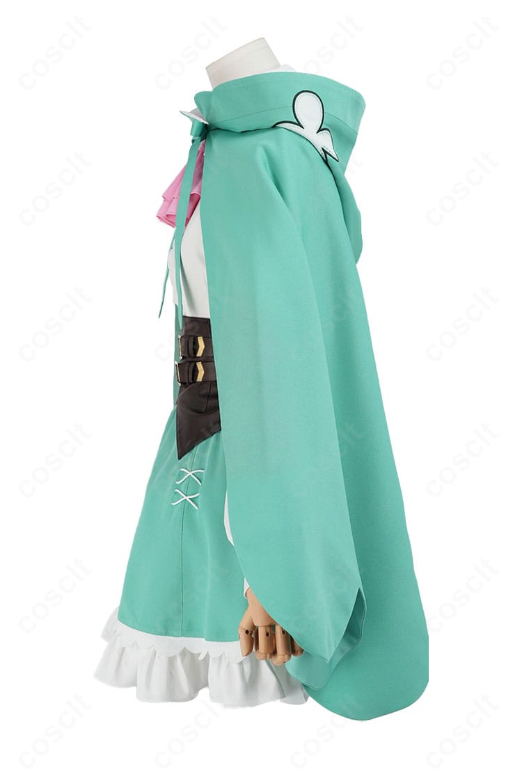 レム衣装 左袖ディテール画像（袖口形状とステッチワークの拡大）