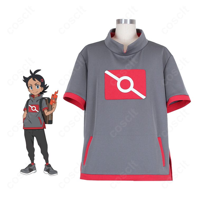 ゴウの普段着トップスを着用した商品イメージ。全身シルエットで再現度と雰囲気が分かる写真