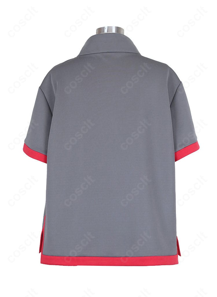 ゴウ 普段着トップスの背面。背中のラインと丈感が分かる商品写真