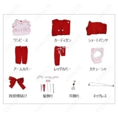 ホロライブ さくらみこ クリスマス ルームウェア衣装｜軽やか高発色で再現度◎ 撮影・イベント向け - 6枚目の画像（サムネイル）