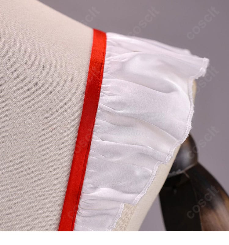 ショルダー装飾パーツの質感と取り付け部