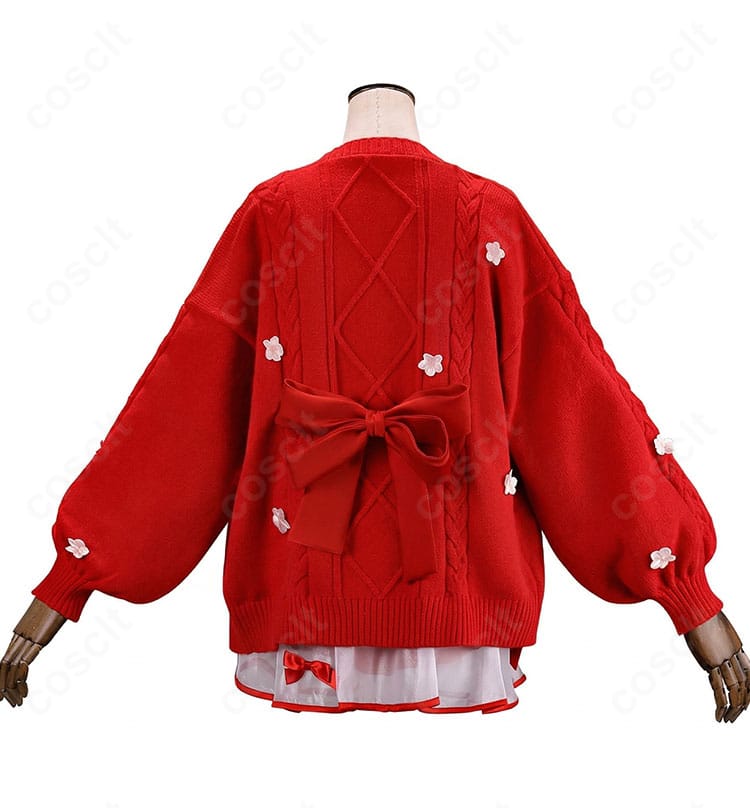 さくらみこ クリスマス ルームウェア コスプレ衣装の背面全体