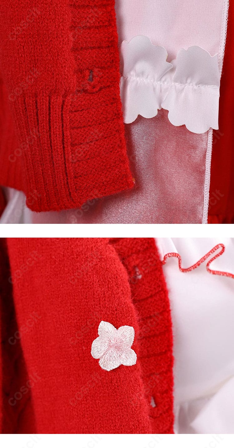 裾まわりのトリム装飾と縫製ディテール