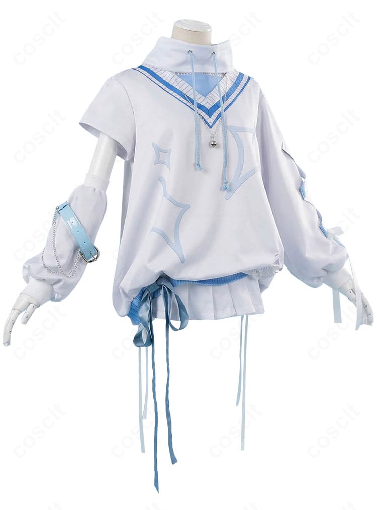 涼上エリス 初期衣装のサイドディテール。ベルト位置や切り替え線が分かる画像