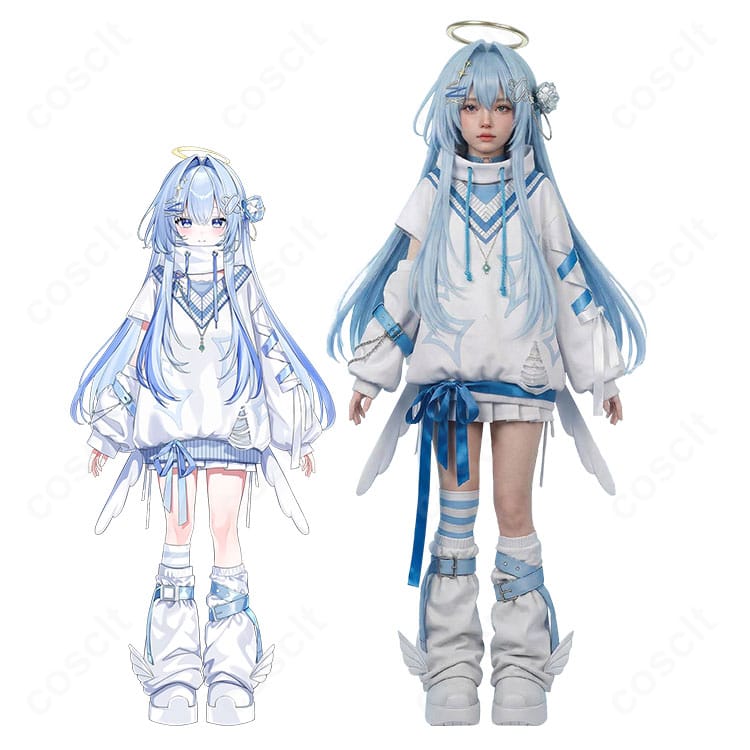 涼上エリスの初期衣装を着用したキャラクターイメージと衣装全体の雰囲気が分かる画像