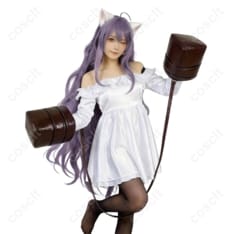 ブラウンダスト2 ルー 白い猫 コスプレ衣装 可憐シルエットで高再現、軽やかで快適 - 1枚目の画像（サムネイル）