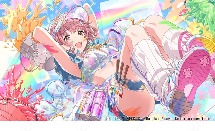 郁田はるきのキャラクターイメージに合わせたステージ衣装コーディネートのイメージ図