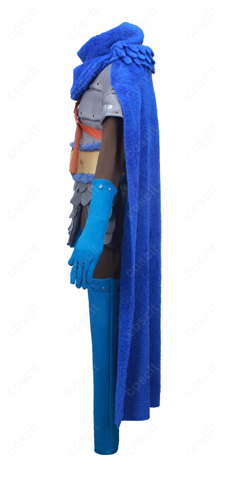 左袖の装飾とステッチディテールのクローズアップ