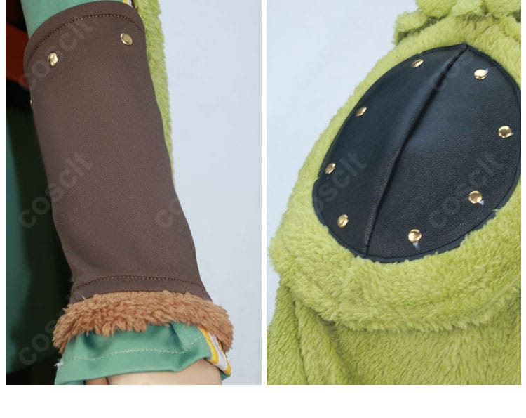 肩から袖にかけての装飾構成とステッチワーク