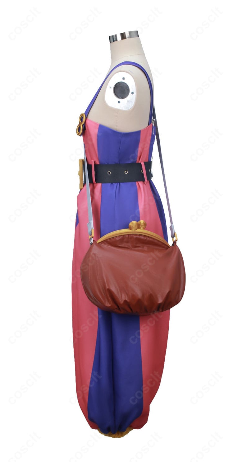 ウソップ衣装の袖装飾ディテール(配色切替と縫製ステッチ)