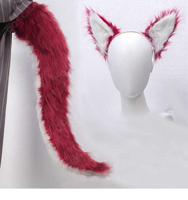 頭飾りと尻尾パーツのセット内容と質感アップ