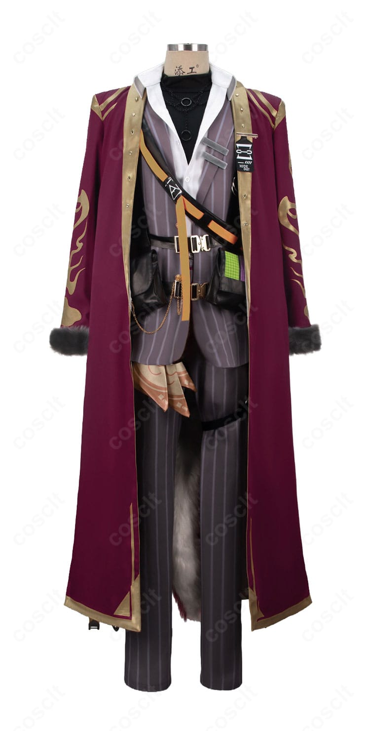 ベッローネ衣装のコート・マント・インナーの正面全体像