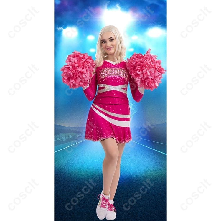 ゾンビーズ3 アディソン・ウェルズ公式風チア衣装 コート付で動きやすく撮影映え - 3枚目の画像