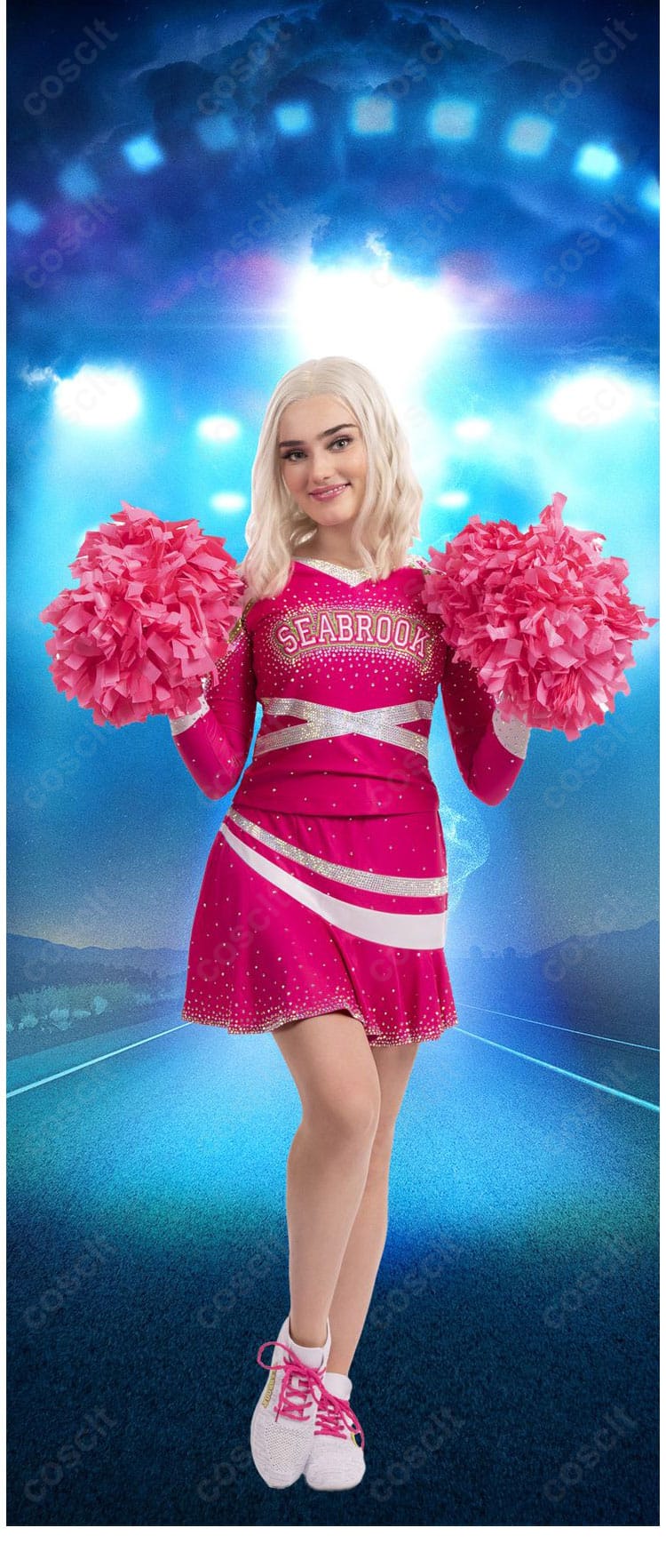 コートとスカートを含む正面装飾のディテールアップ画像