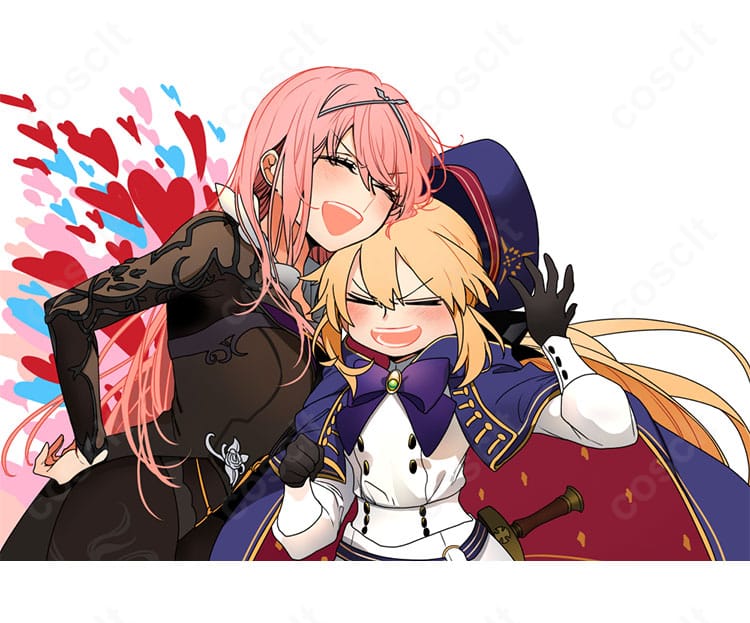 FGO ノクナレアのコスプレ人物カット。シルエットとディテールがわかる構図