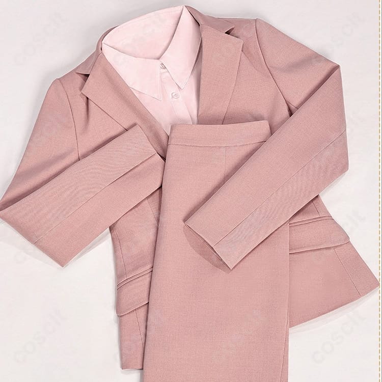 ヲタクに恋は難しい 桃瀬成海 ピンクスーツ衣装｜再現度と着心地を両立、撮影・イベントに最適 - 6枚目の画像