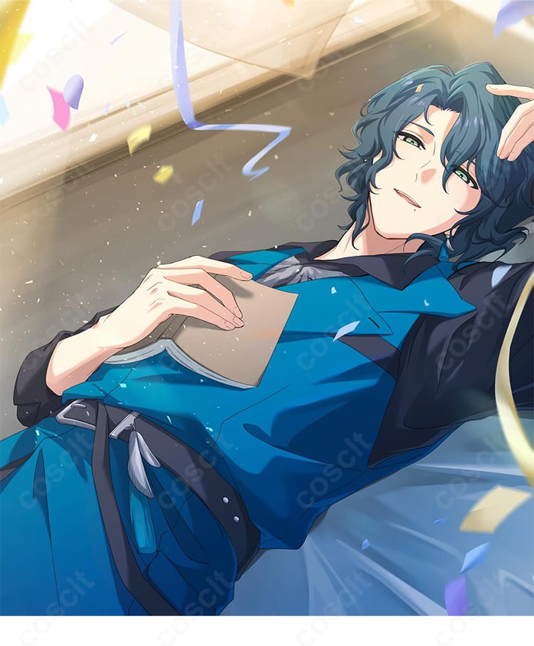 18TRIP 棗夜鷹 私服コスプレ衣装の側面シルエット。端正なラインとクールな配色を確認できる画像