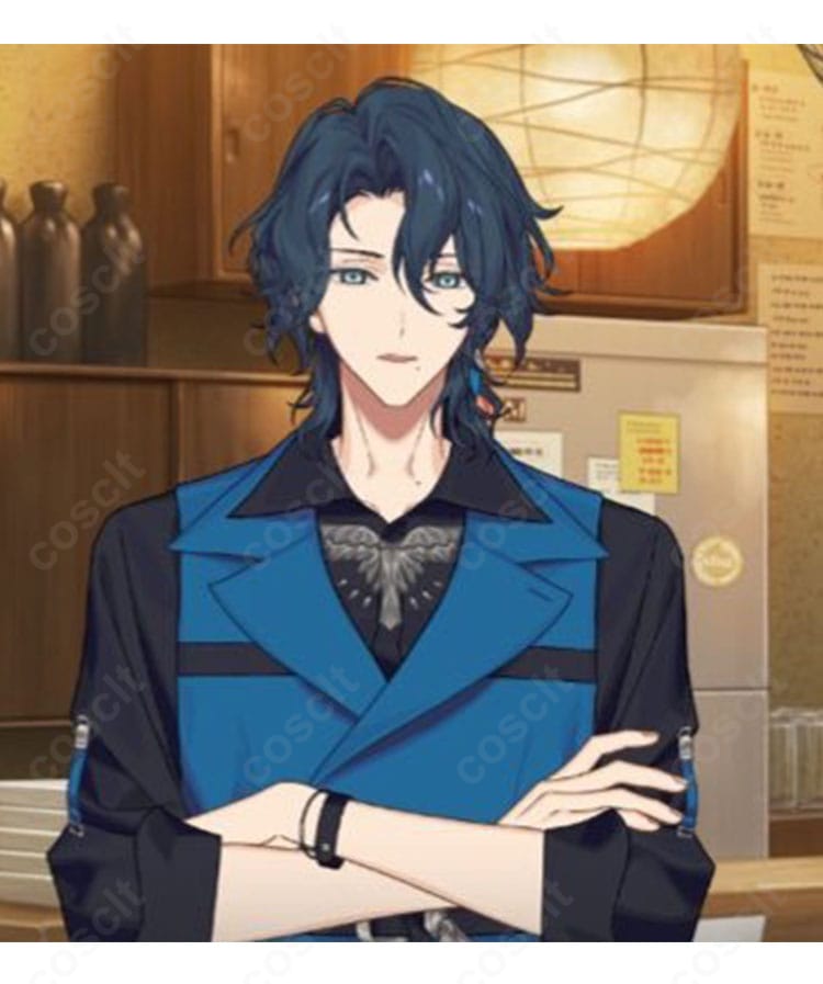 18TRIP 棗夜鷹 私服コスプレの上半身ディテール。襟元と肩のハリ感、落ち着いた色味が分かるカット