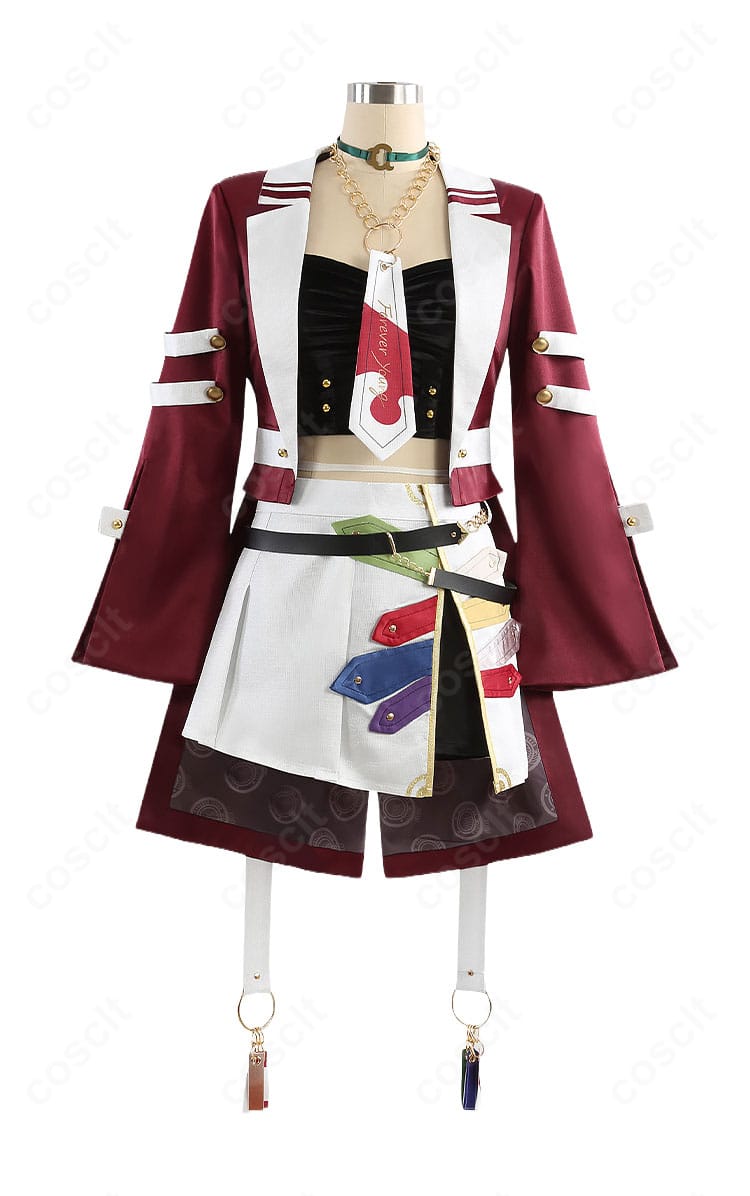 ウマ娘 勝負服風コスプレのコートとスカート正面全体