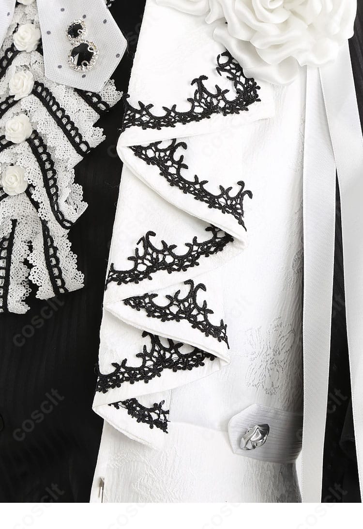 百 Re:vale記念日衣装の襟周りデザインとステッチワーク