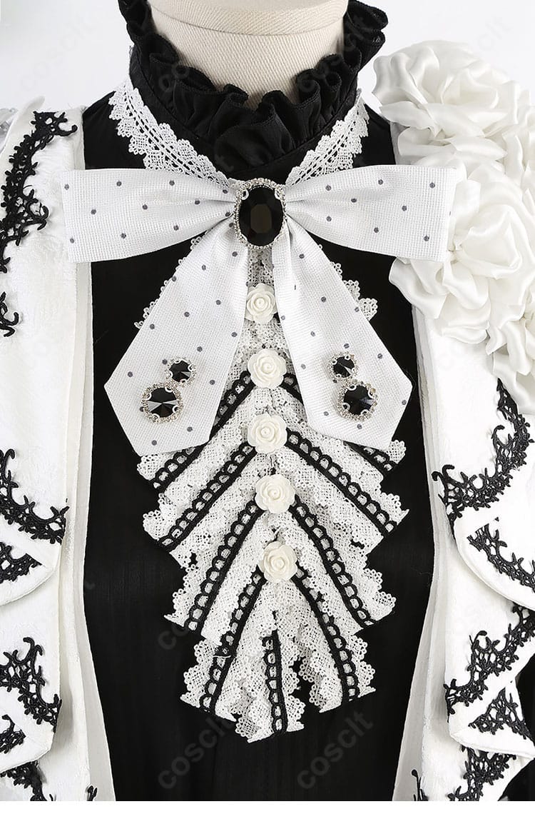 百 Re:vale記念日衣装の首元スカーフとネックアクセの細部