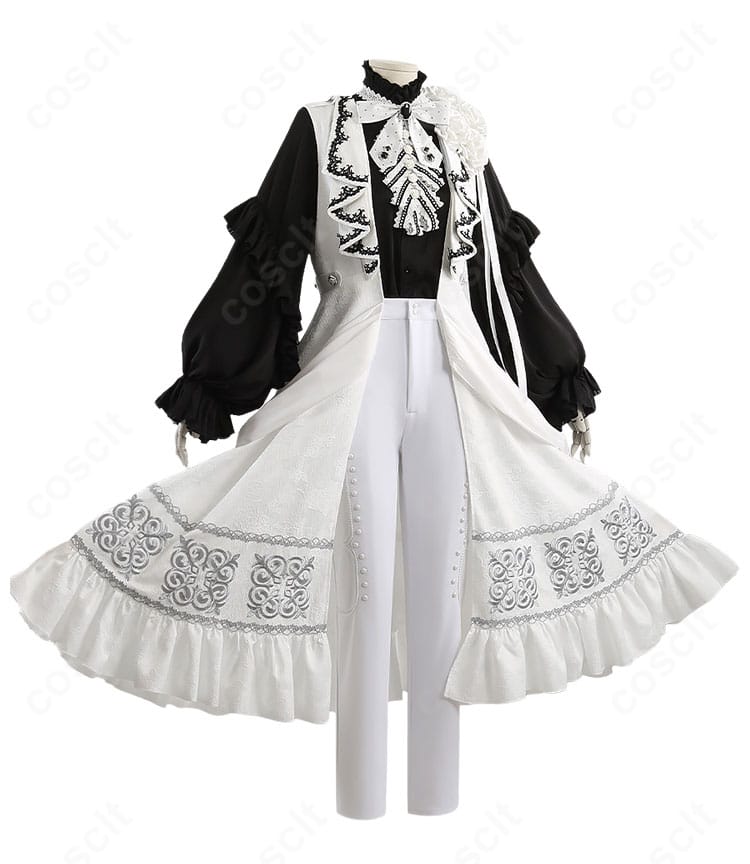 百 Re:vale記念日衣装の右側ディテール（コートのラインと装飾）