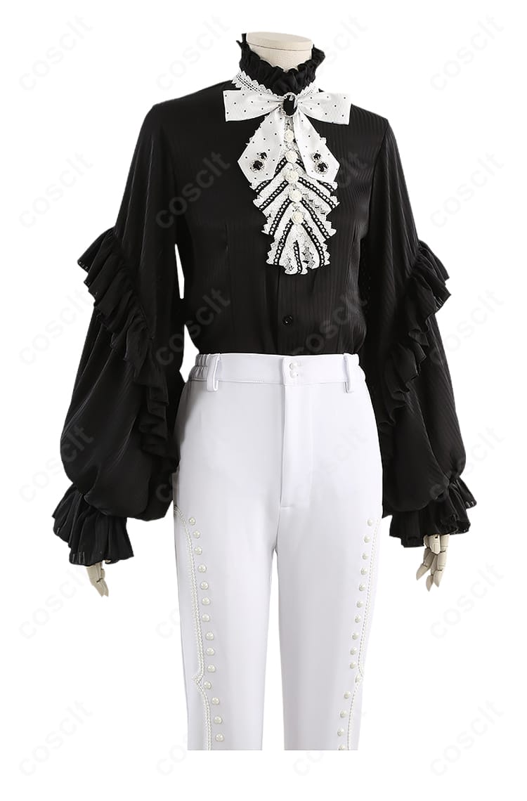 百 Re:vale記念日衣装の衣襟装飾と縁取りのアップ