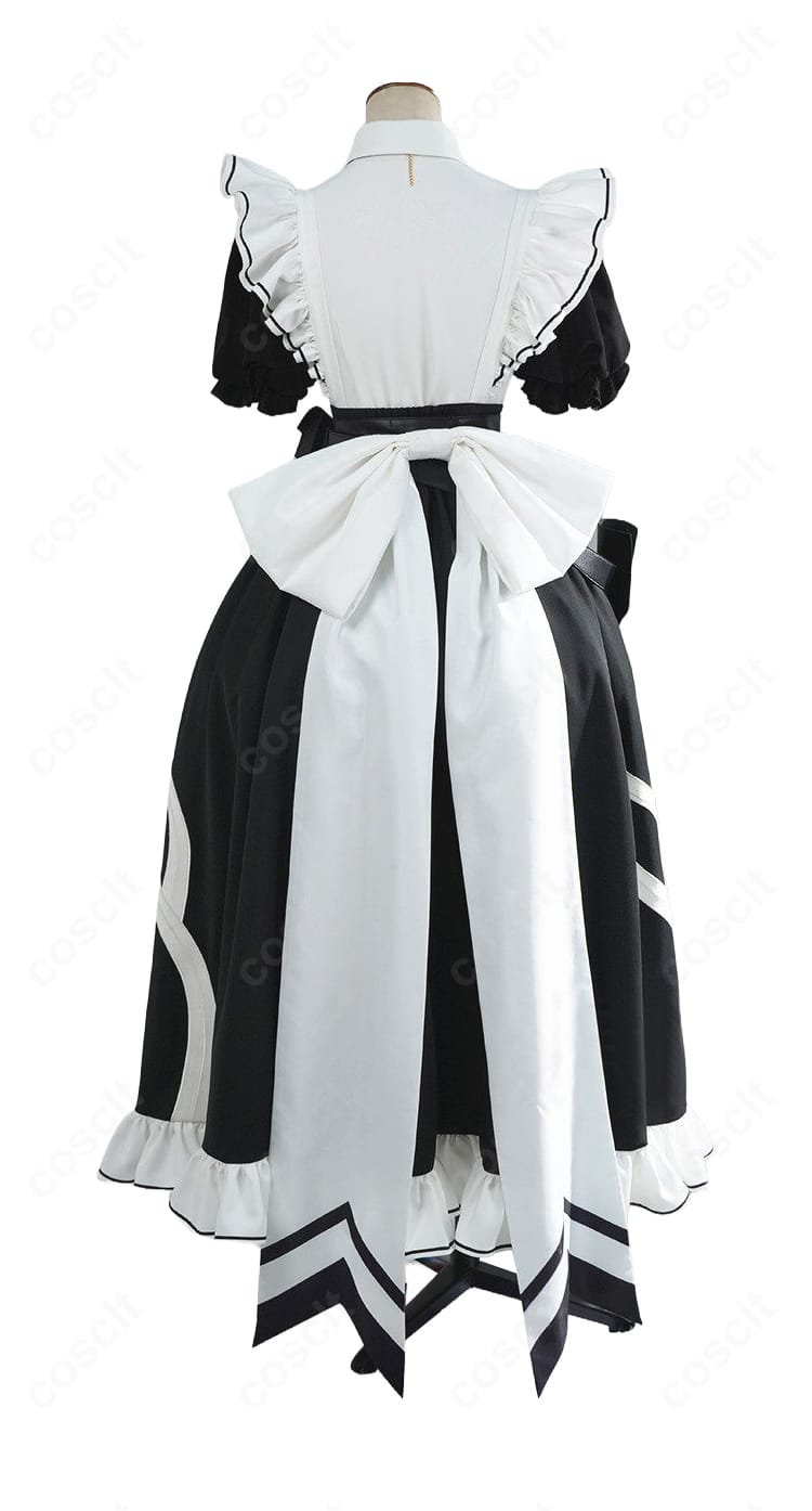 背面全体像(大きな背面リボンとファスナー位置)