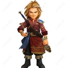 ドラゴンクエストVII キーファ 大人版コスプレ衣装 再現度重視で撮影・イベントに最適 - 1枚目の画像（サムネイル）