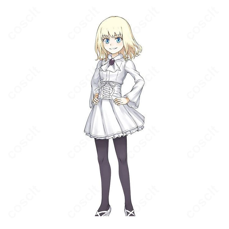 レイヴィニア=バードウェイ衣装の正面全景。薄手で通気性の良い生地と上品なラインが分かるフロントビュー。
