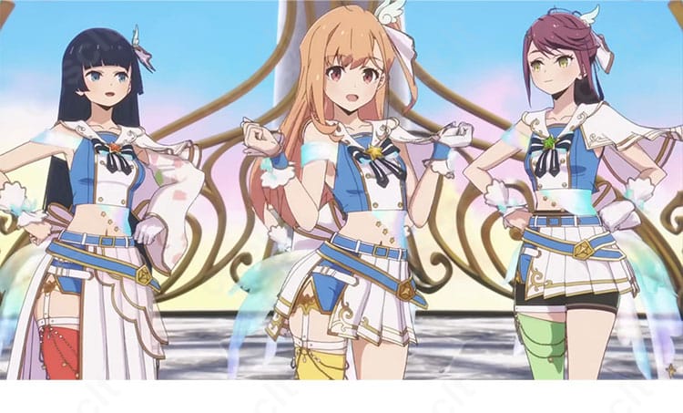 アイドル風コスプレ衣装の正面ディテール(襟元・前立て・配色のバランス)