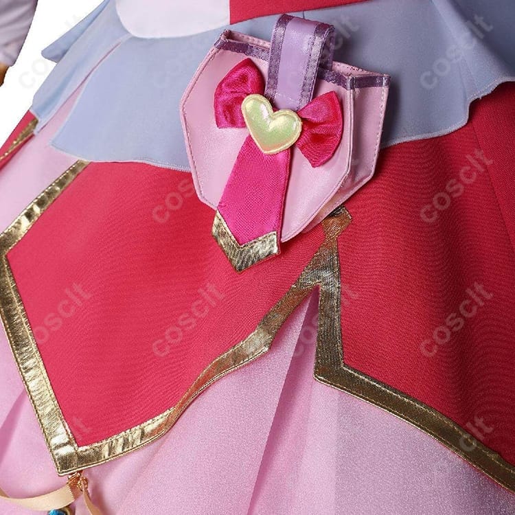 名探偵プリキュア！キュアミスティック変身後ドレス 高再現で撮影映え、イベントも快適なフルセット - 5枚目の画像