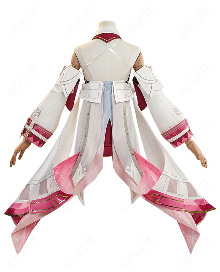 原神コスプレ衣装 背面。翼とバックパックコンポーネント、背飾りの配置が分かる画像