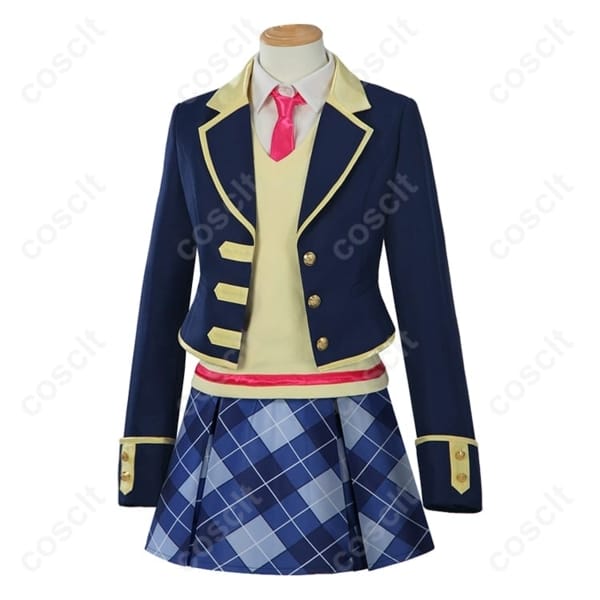 プリパラ パプリカ学園 冬制服コスプレ6点セット。上品シルエットで撮影・イベントに最適