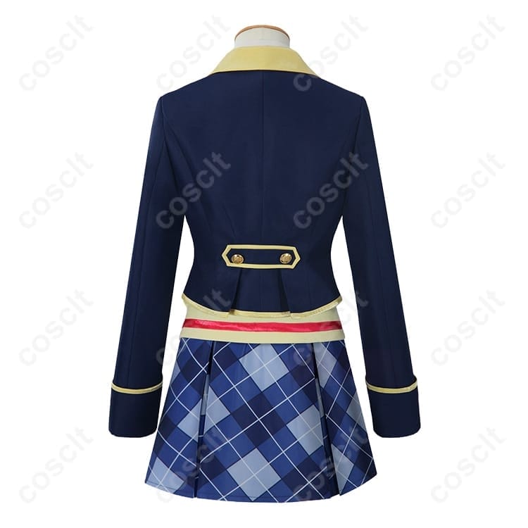 プリパラ パプリカ学園 冬制服コスプレ6点セット。上品シルエットで撮影・イベントに最適 - 3枚目の画像