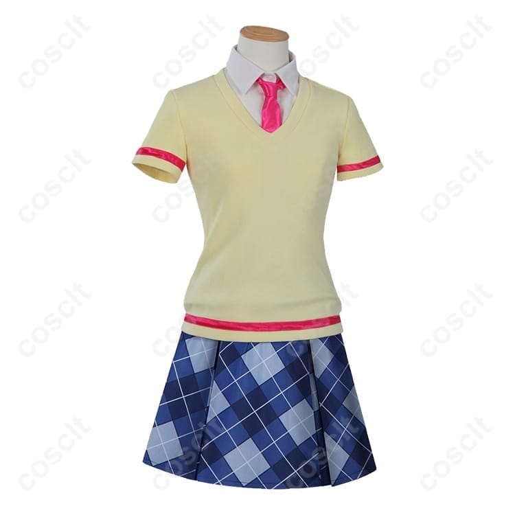 プリパラ パプリカ学園 冬制服コスプレ6点セット。上品シルエットで撮影・イベントに最適 - 4枚目の画像