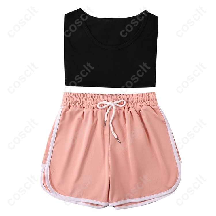 軽やかで動きやすい私服風コスプレ上下セット。通気性◎で撮影や宅コスに快適 - 3枚目の画像
