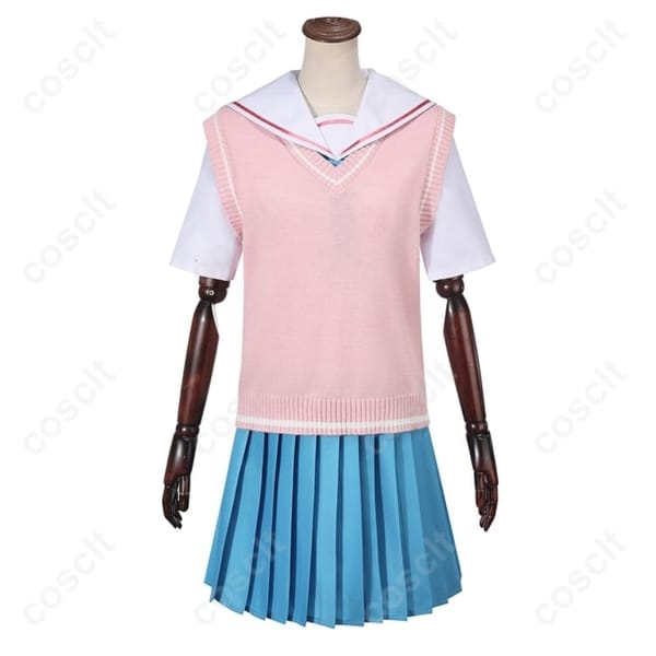 超かぐや姫！ 綾紬芦花 制服コスプレ｜ピンクベストで高再現、軽量で撮影・イベントも快適