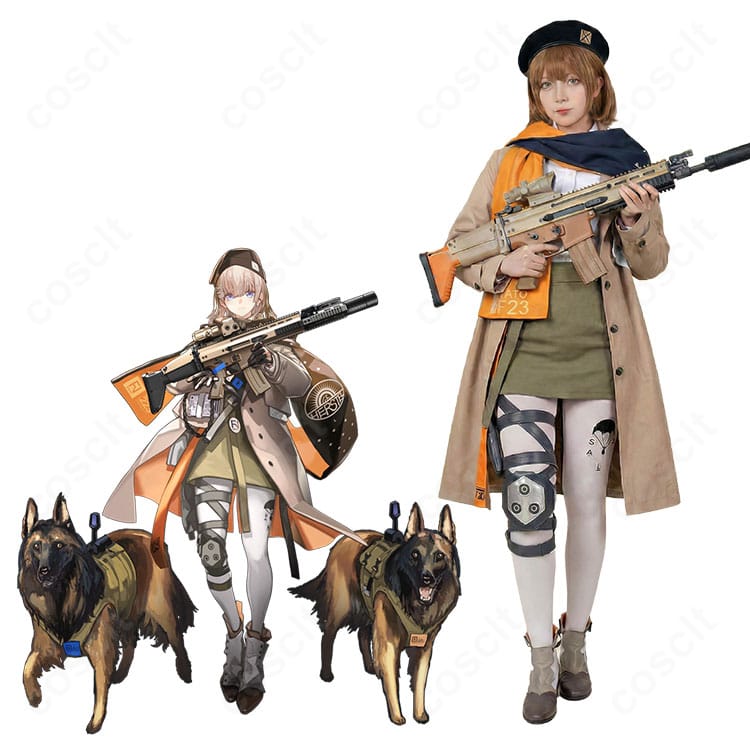 ドールズフロントライン SCAR-L アウロラ小隊 通常衣装のフルコーデ商品イメージ