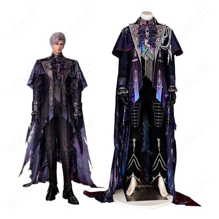 恋と深空 シン「盛宴の霧夜」コスプレ衣装を着用したキャラクター風全身イメージ